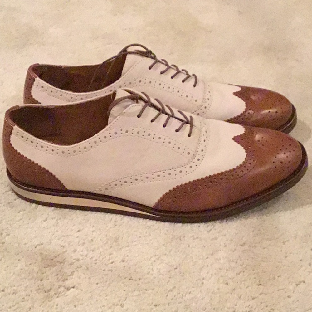 Polo by Ralph Lauren Brown and Cream Oxfords - Picture 5 of 6